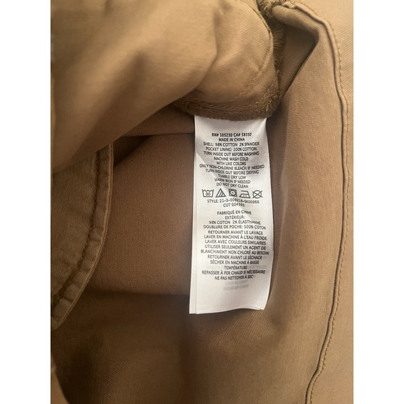 Joie Vintage Gold Farlan Skirt Size 4 NWT Utility Cargo Pockets - Picture 8 of 8